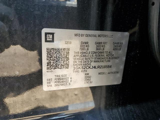 2020 GMC YUKON DENA - 1GKS2CKJ4LR218554