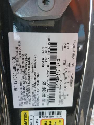 2022 FORD MUSTANG - 1FATP8UH8N5119213