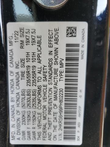 2023 HONDA CR-V SPORT 2HKRS6H99PH802230