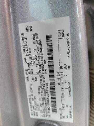 2020 FORD ESCAPE SE - 1FMCU0G6XLUB21798