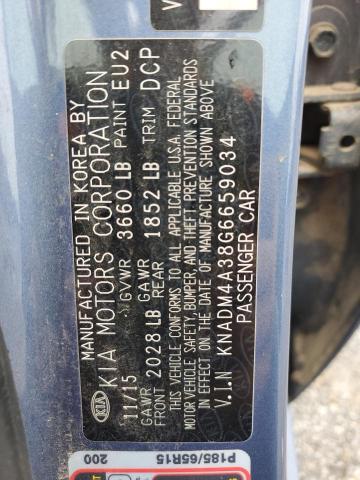 2016 KIA RIO LX KNADM4A38G6659034