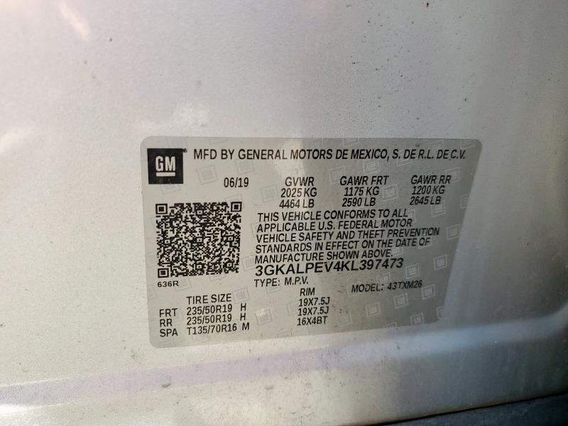 2019 GMC TERRAIN SL - 3GKALPEV4KL397473
