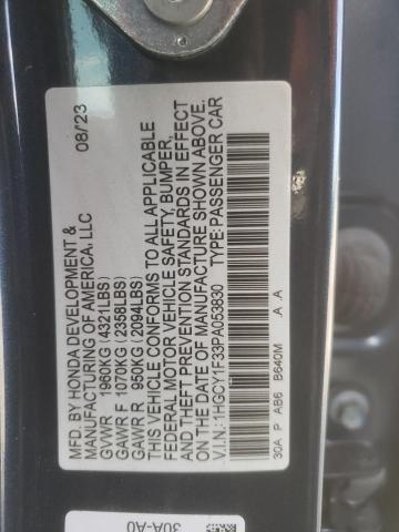 2023 HONDA ACCORD EX 1HGCY1F33PA053830