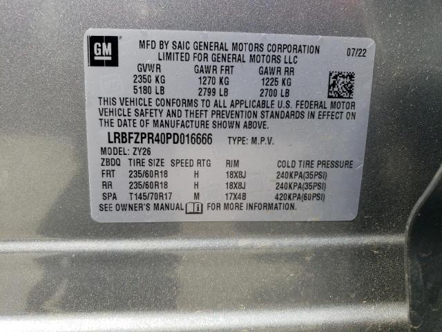 2023 BUICK ENVISION E LRBFZPR40PD016666
