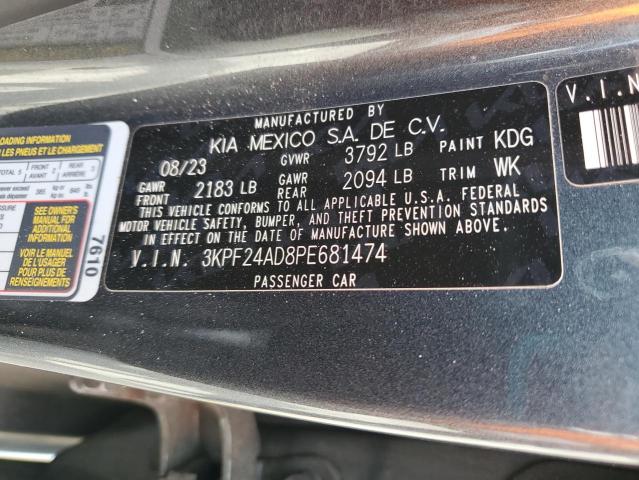 2023 KIA FORTE LX 3KPF24AD8PE681474