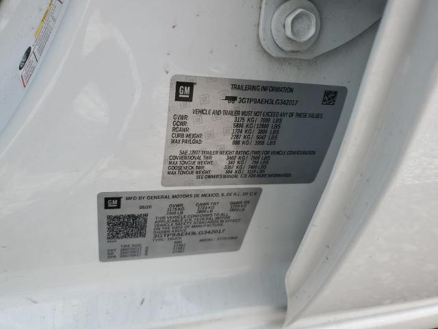 2020 GMC SIERRA K15 - 3GTP9AEH3LG342017