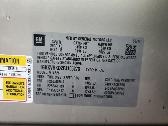 2015 GMC ACADIA SLT #3279498392