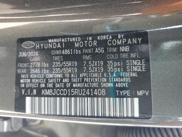 2024 HYUNDAI TUCSON SEL KM8JCCD15RU241408