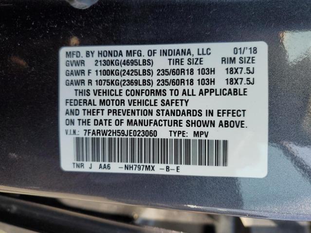 2018 HONDA CR-V EX 7FARW2H59JE023060