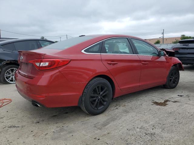 HYUNDAI SONATA SE 2017 maroon  gas 5NPE24AF9HH481391 photo #4
