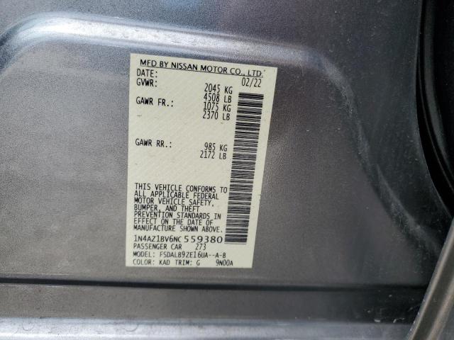 2022 NISSAN LEAF S 1N4AZ1BV6NC559380