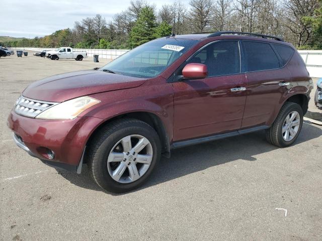NISSAN MURANO SL 2007 burgundy  gas JN8AZ08W57W627792 photo #1