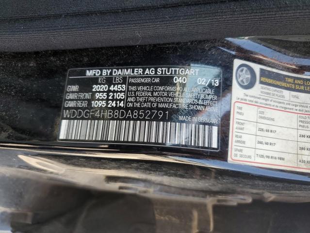 2013 MERCEDES-BENZ C 250 - WDDGF4HB8DA852791