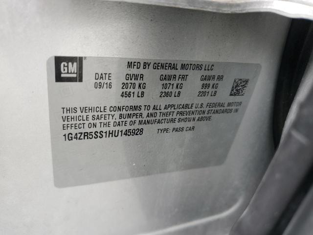 2017 BUICK LACROSSE P - 1G4ZR5SS1HU145928