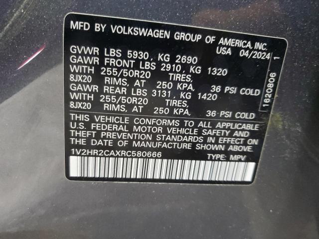 2024 VOLKSWAGEN ATLAS SE 1V2HR2CAXRC580666