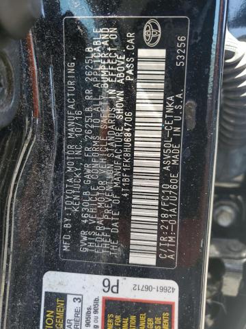 2017 TOYOTA CAMRY LE 4T1BF1FK8HU684706