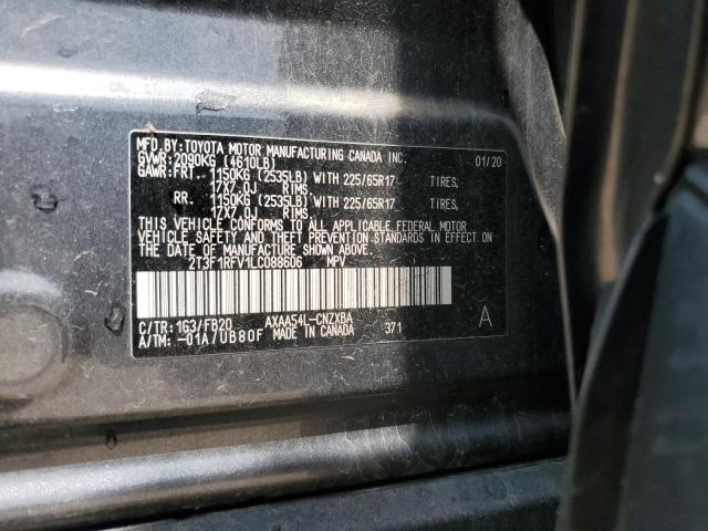 2020 TOYOTA RAV4 LE 2T3F1RFV1LC088606