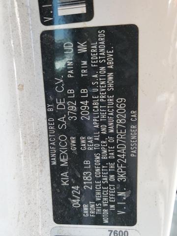 2024 KIA FORTE LX 3KPF24AD7RE782069