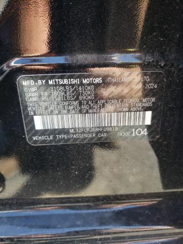 2024 MITSUBISHI MIRAGE G4 ML32FUFJ6RHF09819