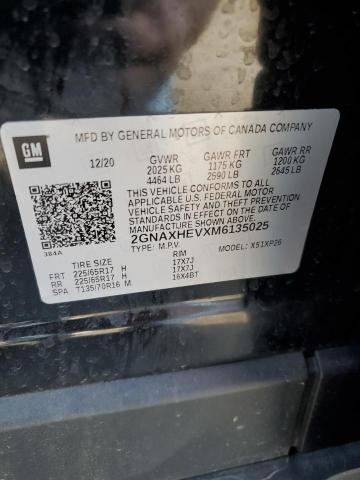 2021 CHEVROLET EQUINOX LS - 2GNAXHEVXM6135025