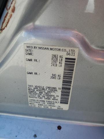 2021 NISSAN ALTIMA SR 1N4BL4CV0MN380597