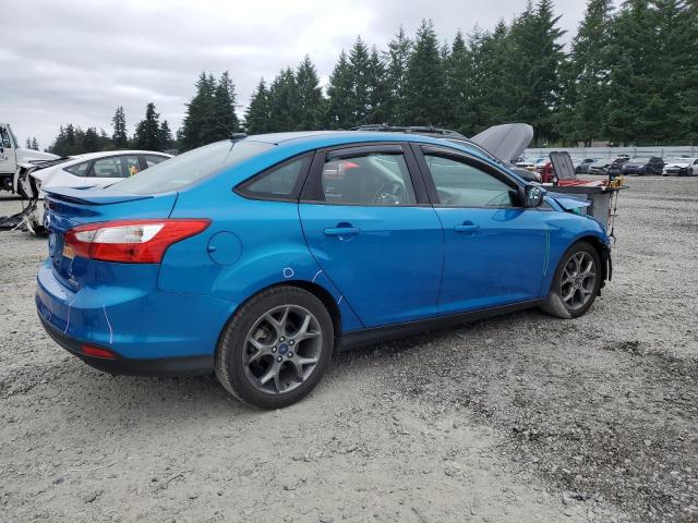 FORD FOCUS SE 2013 blue  Gasoline 1FADP3F25DL295338 photo #4