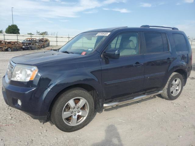HONDA PILOT EXL 2011 blue 4dr spor gas 5FNYF3H51BB024508 photo #1
