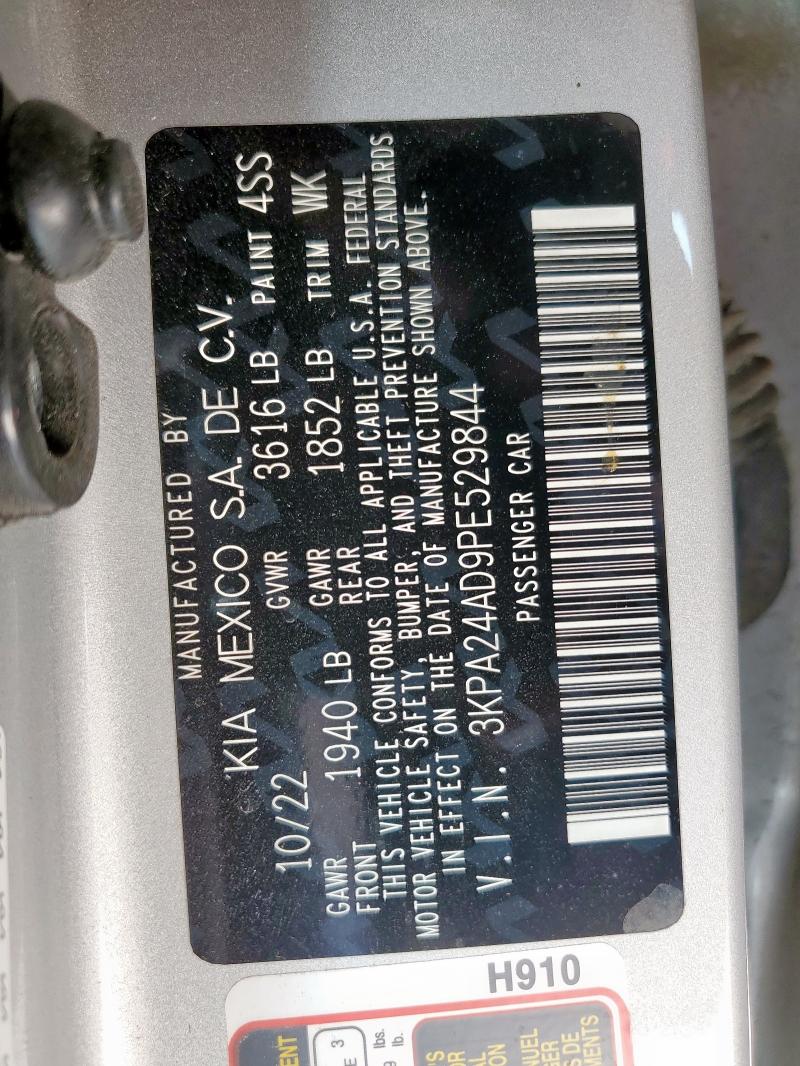 2023 KIA RIO LX 3KPA24AD9PE529844