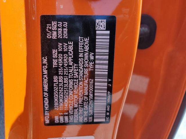 2021 ACURA RDX ADVANC 5J8TC2H7XMY000162