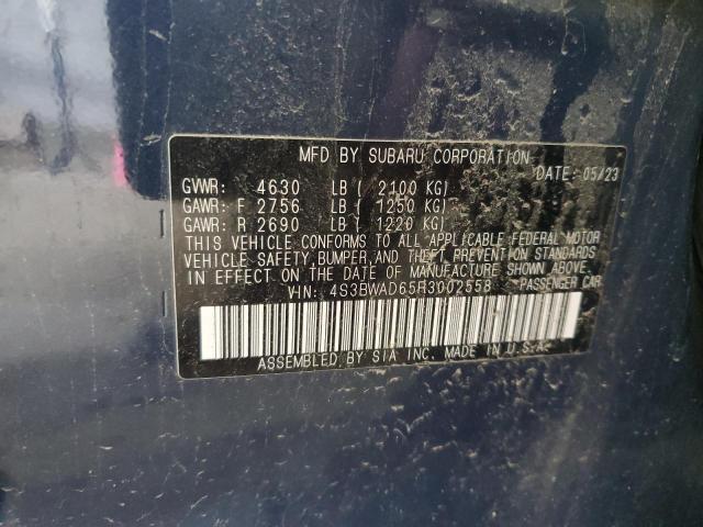 2024 SUBARU LEGACY PRE - 4S3BWAD65R3002558