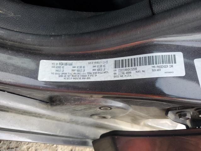 2016 CHRYSLER 200 LIMITE - 1C3CCCABXGN152598
