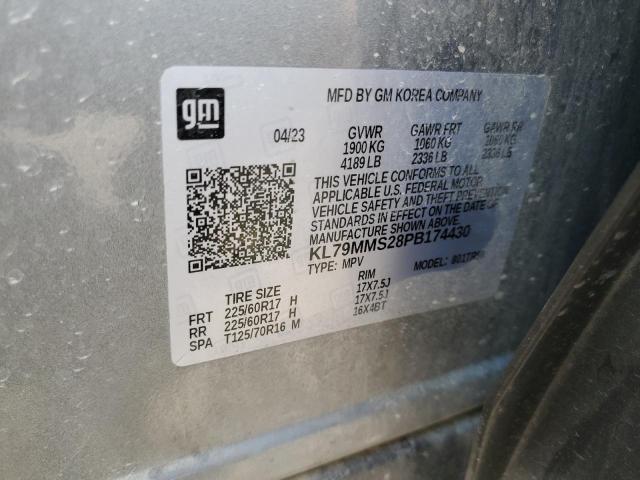 2023 CHEVROLET TRAILBLAZE KL79MMS28PB174430