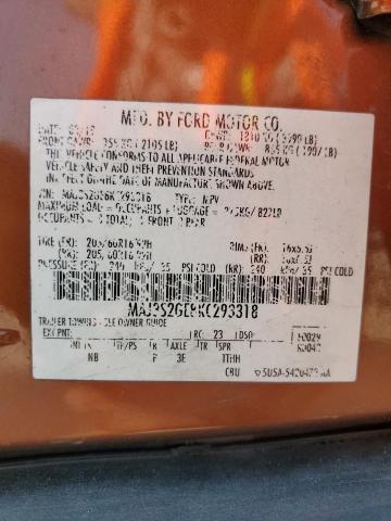 2019 FORD ECOSPORT S MAJ3S2GE8KC293318