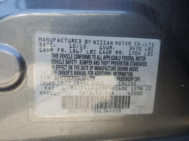 2016 NISSAN VERSA NOTE - 3N1CE2CP2GL364228