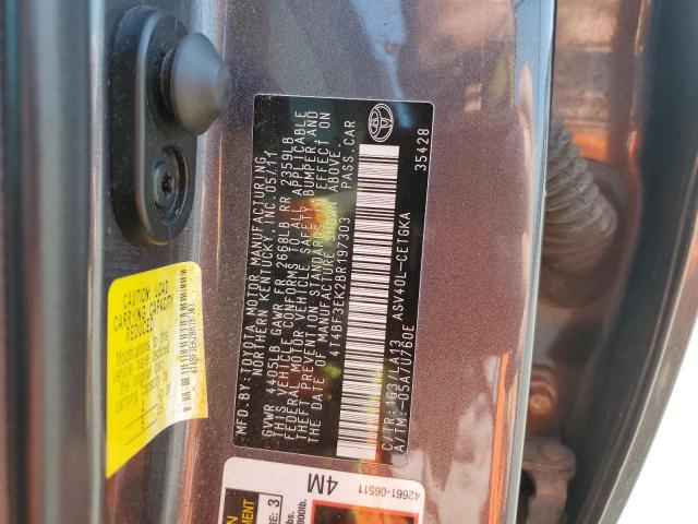 2011 TOYOTA CAMRY BASE - 4T4BF3EK2BR197303