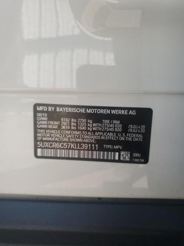 2019 BMW X5 XDRIVE4 5UXCR6C57KLL39111