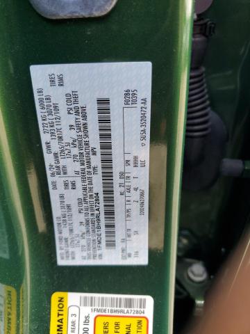 2024 FORD BRONCO BLA 1FMDE1BH9RLA72804