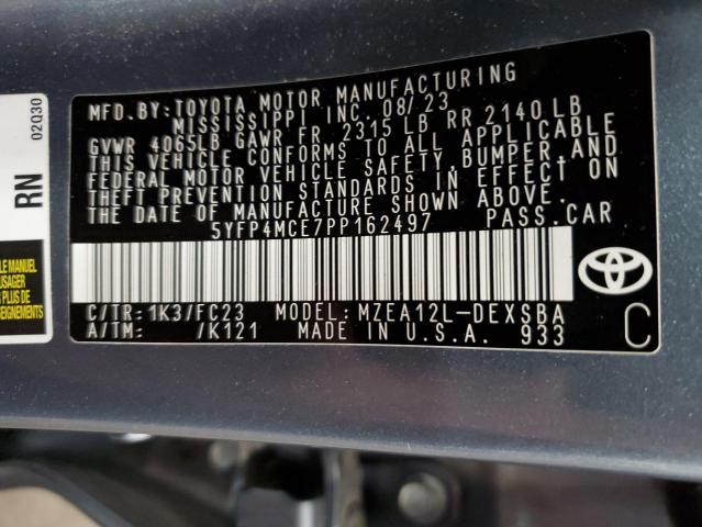 2023 TOYOTA COROLLA SE - 5YFP4MCE7PP162497