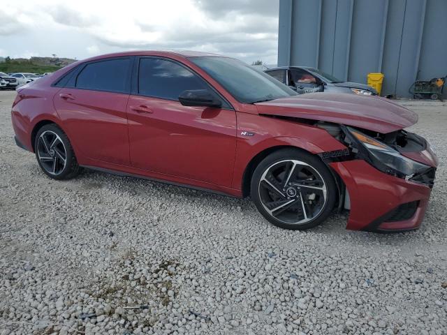 Vin: kmhlr4af7pu422648, lot: 60356595, hyundai elantra n line 20234