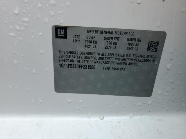 2015 CHEVROLET MALIBU LTZ 1G11F5SL6FF231586