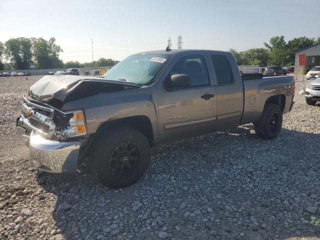 CHEVROLET SILVERADO 2013 brown 4dr ext flexible fuel 1GCRKSE7XDZ296763 photo #1