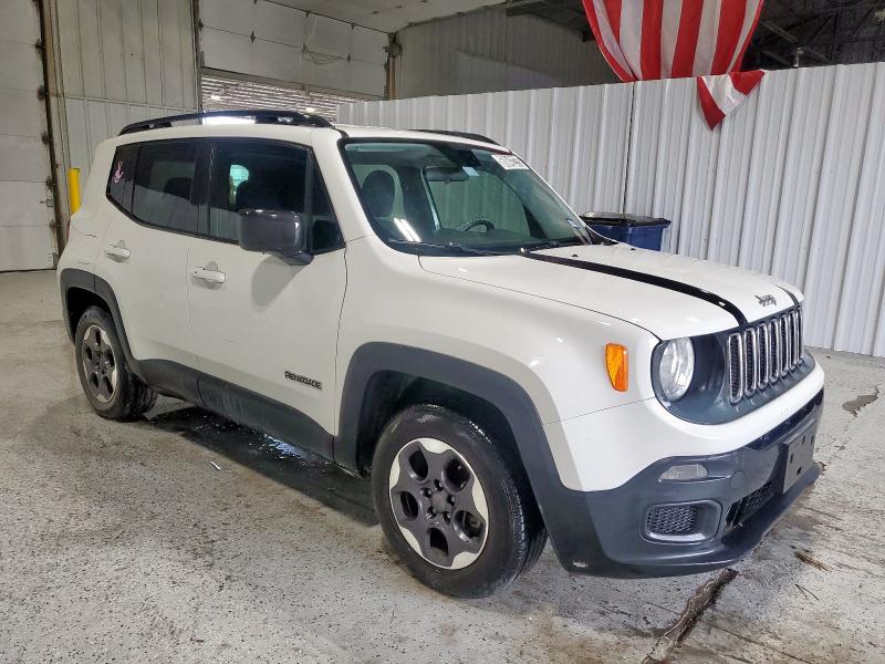 Vin: zaccjaat4gpe38355, lot: 60842275, jeep renegade sport 20164
