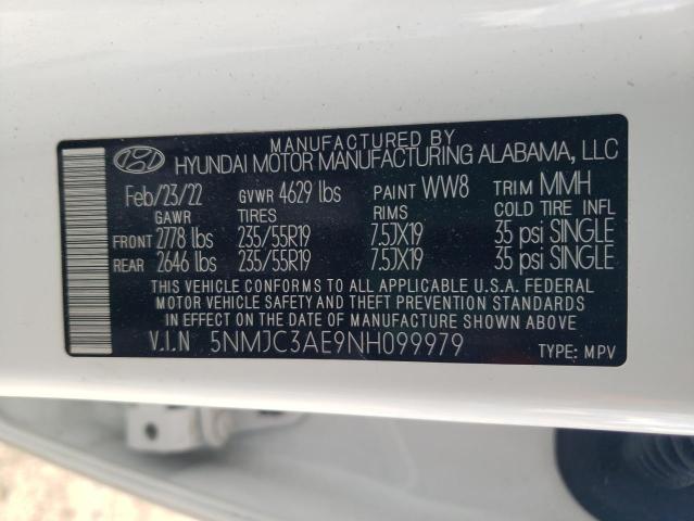 2022 HYUNDAI TUCSON SEL - 5NMJC3AE9NH099979