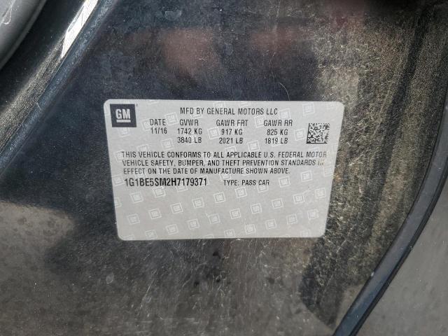 2017 CHEVROLET CRUZE LT #3273900883