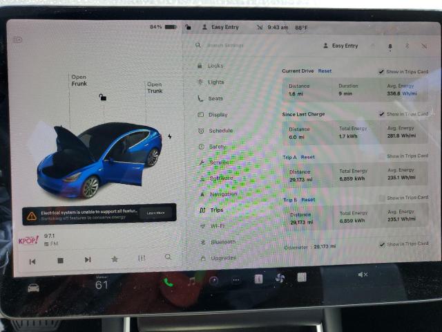 2018 TESLA MODEL 3 5YJ3E1EAXJF164283