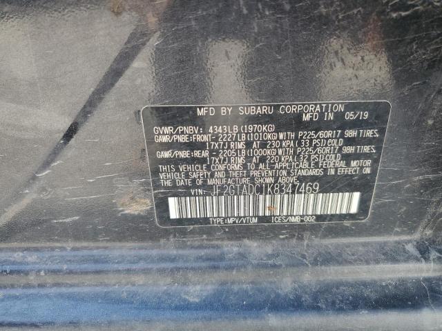 2019 SUBARU CROSSTREK JF2GTADC1K8347469