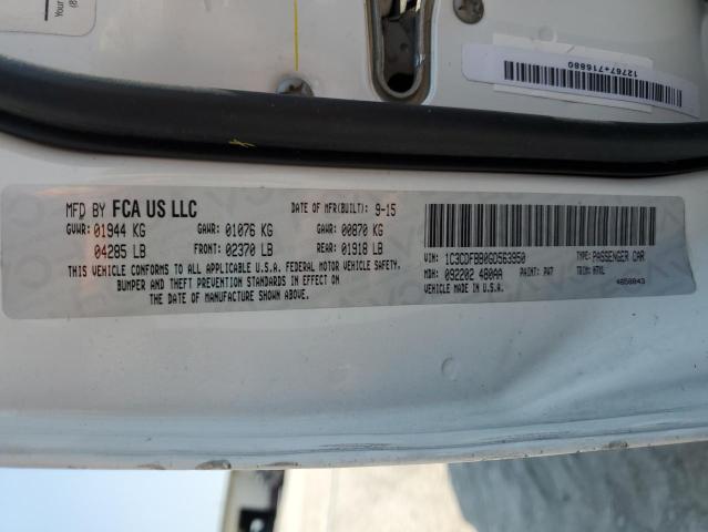 2016 DODGE DART SXT 1C3CDFBB0GD563950