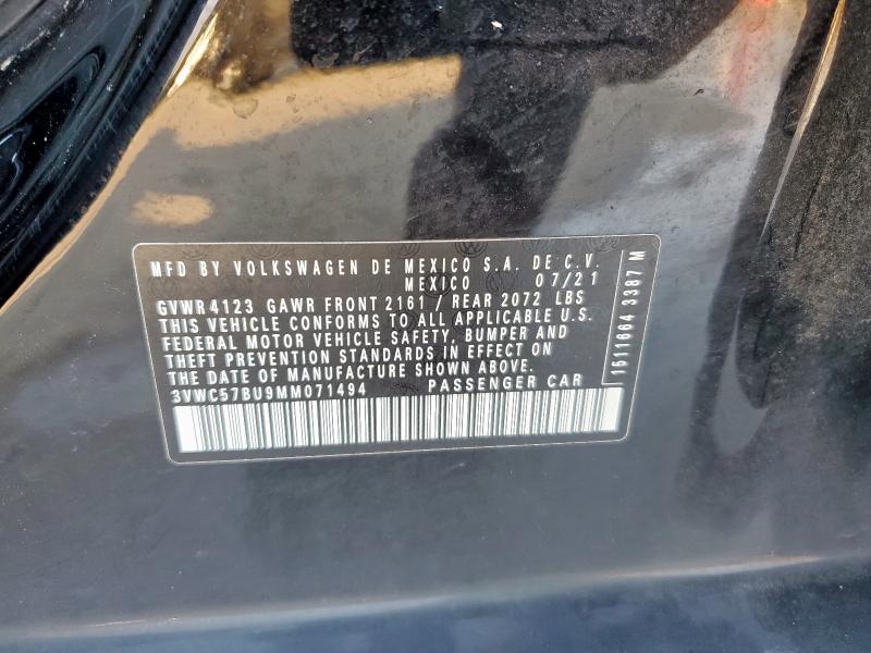 2021 VOLKSWAGEN JETTA S 3VWC57BU9MM071494