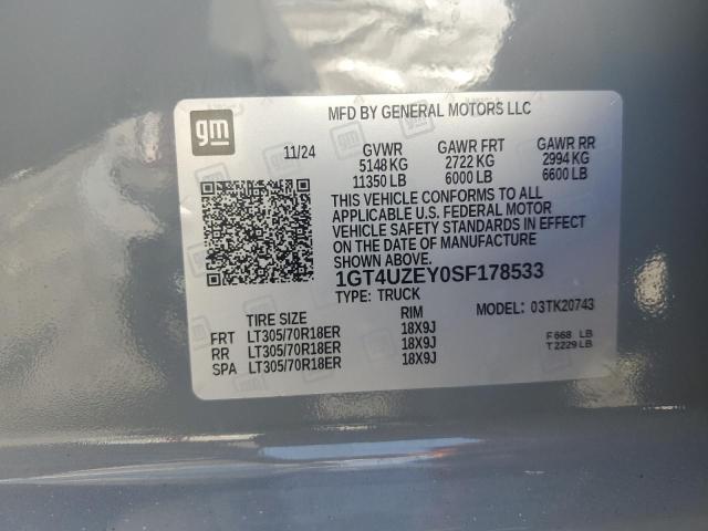 2025 GMC SIERRA K25 1GT4UZEY0SF178533