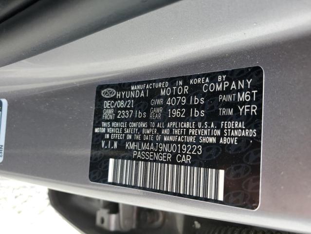 2022 HYUNDAI ELANTRA BL KMHLM4AJ9NU019223